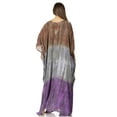 thumbnail image 2 of Sakkas Tacy Women's Casual Boho Summer Maxi Dress Caftan Kaftan Cover-up LougeWear - 25-Brown - One Size Regular, 2 of 5