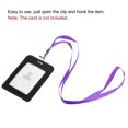 thumbnail image 4 of Uxcell Flat Lanyards, Neck Strap Swivel Hook Name Tag Badge Holder Purple 5 Pack, 4 of 5