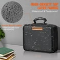 thumbnail image 3 of Dosaele Fireproof Document Bag Document Box with Lock Zipper Closure 14.17x10.63x4.13 in 2000? Fireproof & Waterproof Money Bag Safe Storage for Money Documents Jewelry and Passport, 3 of 9