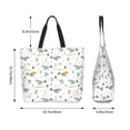 thumbnail image 5 of Kdxio Sea Creatures Casual Tote Bags Women Big Capacity Shoulder Bag for Women Travel Shoulder Bags Handbags, 5 of 8