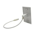 thumbnail image 4 of Tripp Lite Usb 2.0 All-in-one Keystone/panel Mount Coupler Cable (f/f), Angled Connector, W, 4 of 7