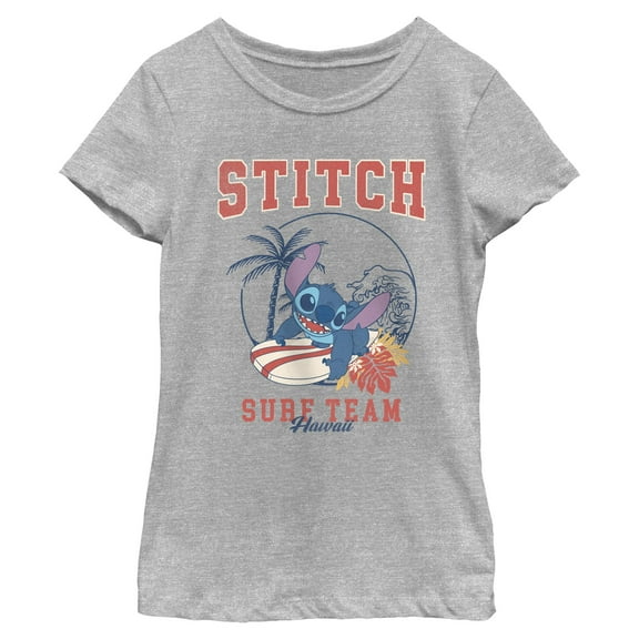 Girls Lilo & Stitch Hawaii Surf Team T Shirt