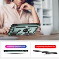thumbnail image 6 of for Moto G Play 2023 Case, Moto G Play 2023 Phone Case with HD Screen Protector, Military Grade Protective Cases with Ring for Moto G Play 2023 (Dark Green), 6 of 12