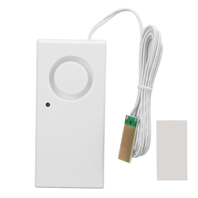 Sensor de fuga de agua de 120dB, alarma de nivel de desbordamiento, detección de lluvia para baño, cocina, sótano, garaje