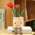 thumbnail image 1 of RV Linda Simulación Pequeña Flor Muñeca Adornos Sala De Estar Ramo De Tulipán Muñeca De Felpa Linda Niña,Rojo Sailing Electrónica, 1 of 5