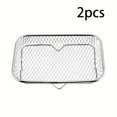 thumbnail image 1 of CUITING [2pcs Stainless Steel Air Fryer] 2pcs Stainless Steel Air Fryer Accessories Set | Stackable  Dishwasher Safe  Suitable for Oven and Air Fryer  Perfect for Healthy Holiday Baking, 1 of 6