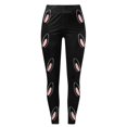 thumbnail image 4 of MKLEKYY Leggings con estampado de Pascua para mujer, leggings de ejercicio para fitness y levantamiento de pesas, pantalones de yoga, 4 of 4