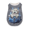 thumbnail image 2 of Fairnull Dog Vest Loose Neck Tear-Resistant Soft Dogs Costume Polyester Puppy Shirt Clothes for Outdoor, 2 of 9
