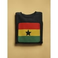 thumbnail image 2 of Colorful Ghana Flag Paint Sweatshirt Men -Image by Shutterstock, Male 4X-Large, 2 of 4