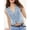 Blue, variant on DuoJiaJ Ladies Fashion V Neck Denim Vest Versatile Top For Women Casual Wear Stylish Sleeveless Jean Blouse Summer Tank Tops Women Blue L