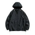 thumbnail image 2 of jjayotai Mens Coat Jacket Clearance Men's Sunscreen Suit Long Sleeved Hooded Casual Jacket, 2 of 6