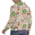 thumbnail image 6 of Fotbe Men's Hoodie with Owl Back To School Pattern - Kangaroo Pocket Pullover Hooded Sweatshirt, Perfect for Daily Wear, Travel, and Home-Medium, 6 of 7