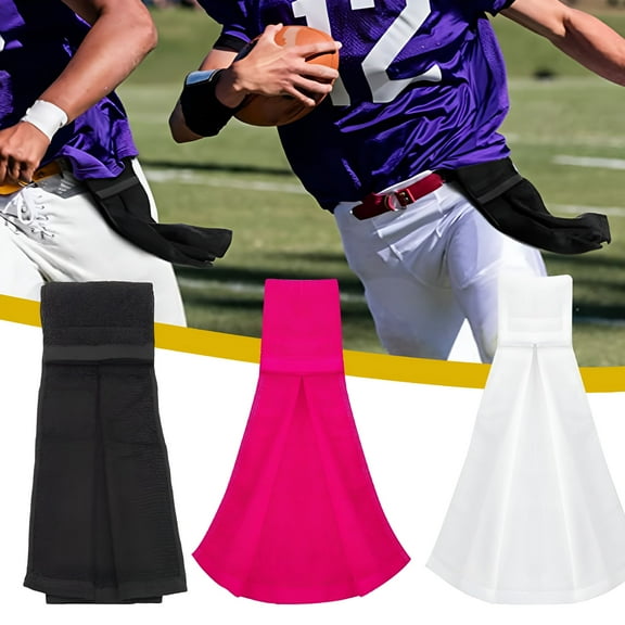 TELOLY Portable Football Field Towel - Hook & Loop Fastener - Super Absorbent Sports Sweat Cotton Towel