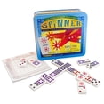 thumbnail image 1 of Spinner : The Game of Wild Dominoes, Double 9 Ensemble Plus 11 Wild Spinner Tiles Board Game, Tin Box Carrying Case None Multi, 1 of 4