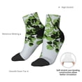 thumbnail image 6 of Pofeuu Watercolor Green Leaves Print 30cm Socks, Adult Running Hiking Socks for Youth and Adult, 6 of 7