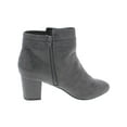 thumbnail image 2 of Karen Scott Womens Ivyy Faux Suede Snake Print Booties, 2 of 2
