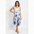 thumbnail image 1 of Chemin de Moda Robe Midi Imprimée Sans Manches pour Femme, Robe d'Été Coupe Ample, 1 of 1
