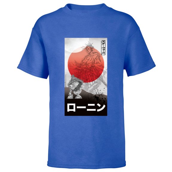 Star Wars: Visions Anime The Duel Ronin and Droid Samurai - Short Sleeve T-Shirt for Kids – Customized-Royal