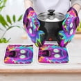 thumbnail image 6 of Rick And Morty 4 Pcs Oven Mitts And Pot Holders Kitchen Oven Glove with Potholders Non-Slip Cooking Gloves for Cooking Baking Grilling, 6 of 7