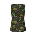 thumbnail image 6 of Goofa Carnival Mardi Gras3 Printed Womens Workout Tops for Women Sleeveless Yoga Shirts Athletic Running Tank Tops Sleeveless Gym Clothes Workout Apparel-, 6 of 9