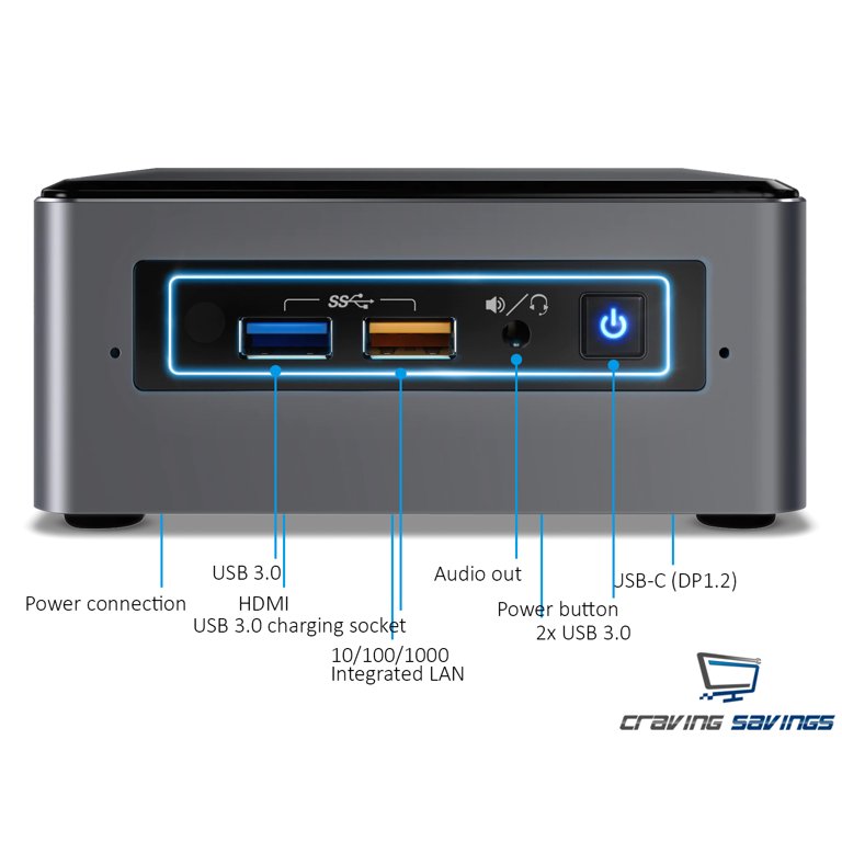 Intel NUC7i5BNH ミニPC 16GB RAM 128GB SSD