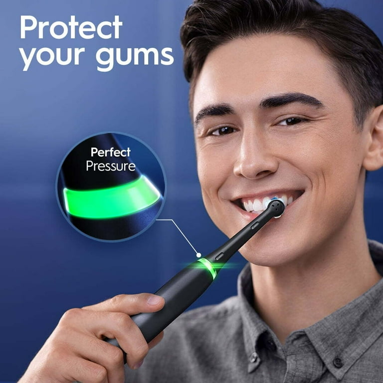 Oral-B iO Series 6 Powered Electric Toothbrush, Black Lava