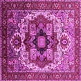 thumbnail image 1 of Ahgly Company Indoor Square Oriental Pink Industrial Area Rugs, 7' Square, 1 of 4