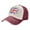 Dark Red, variant on Men Women Retro Union-Jack Flag Distressed Twill Cotton Baseball Cap Vintage Adjustable Dad Hat