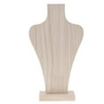 thumbnail image 6 of Jewelry Display Wooden Mannequin Bust For Necklace Choker Stand Rack 30.8cm .8cm, 6 of 7