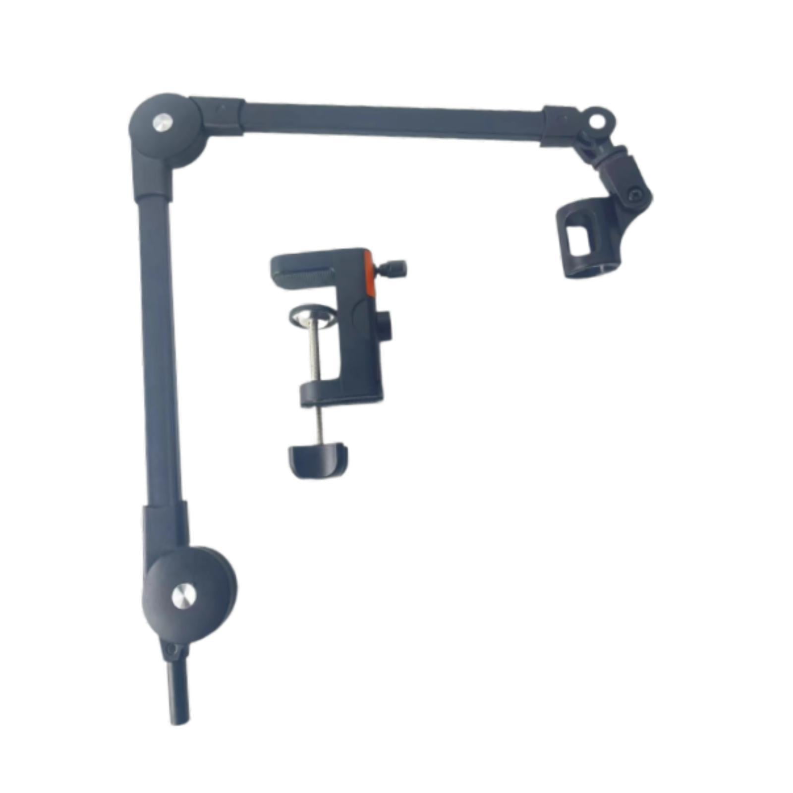 Microphone Arm Stand Boom Arm Stand Adjustable Holder Durable Alloy Material for Streaming Podcast Studio