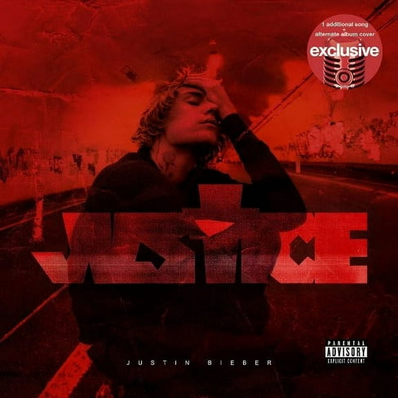 Justice Justin Bieber CD Exclusive  1 additional song and alternate album cover