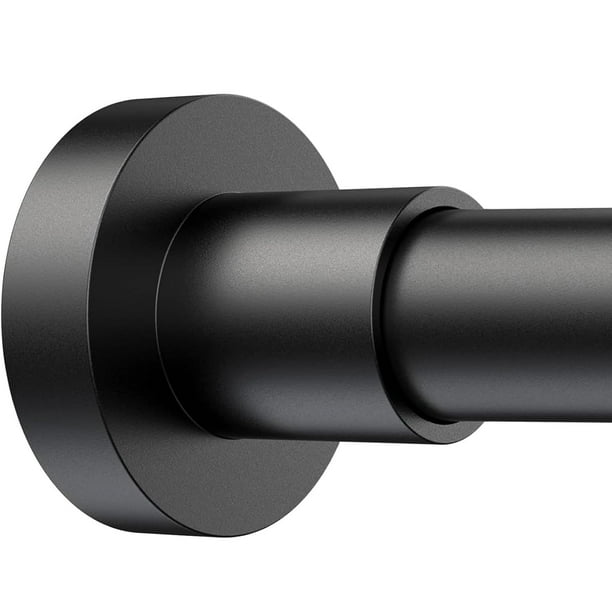 Barra de cortina de ducha BRIOFOX ajustable 45-127 cm de acero inoxidable