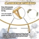 thumbnail image 4 of Kit Arco Globos Metálico Soporte - Estructura Desmontable con Accesorios Completos, Soporte Circular Reforzado, Soporte Resistente para Flores, para Bodas y Eventos, 4 of 4