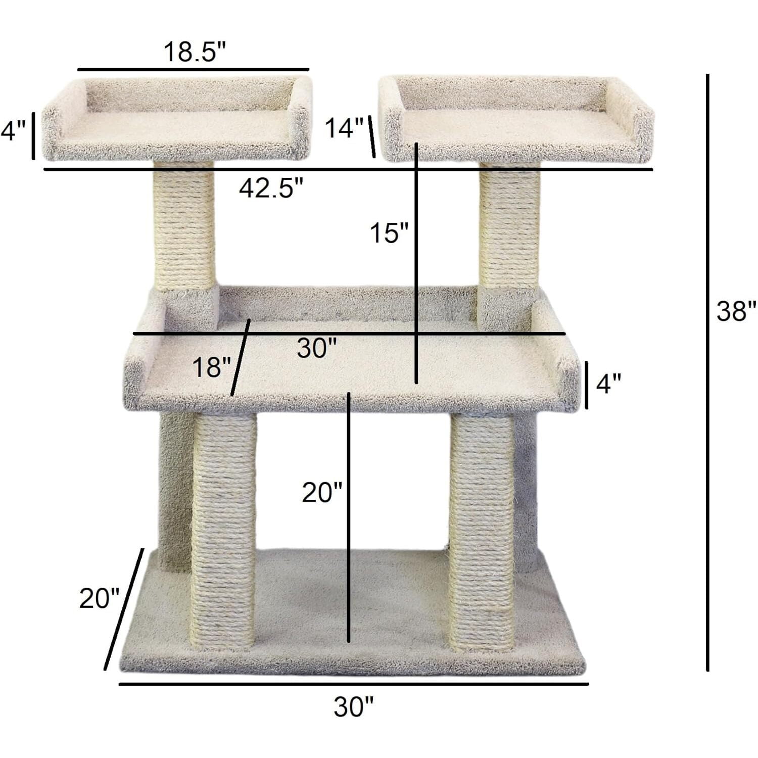 Prestige Cat Trees Maine Coon Deluxe Perch