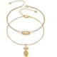 thumbnail image 1 of UBIUO Tobillera para mujer, ajustable, de playa, de aleación de oro, con cadena para el pie, pulsera, joyería, regalo, D: Oro, piña, 1 of 5