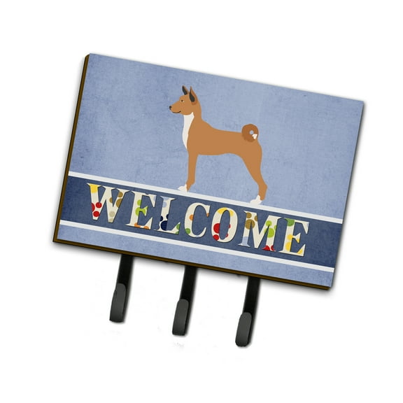 Telomian Welcome Leash or Key Holder Blue