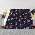 thumbnail image 1 of Fotbe Vintage Rose Manta de Franela con Estampado, Manta Ultrasuave para Cama, Sofá, Auto, Hipoalergénica y Antibolitas-50"x40", 1 of 6