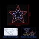 thumbnail image 4 of Luces de Ventana con Forma de Pentagrama Brillante Forjadas En Hierro para El Día de La Independencia, Rojas, Blancas y Azules, para El 4 de Julio, Decoraciones para El Día de Los Caídos En Guerra de, 4 of 6
