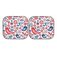 thumbnail image 4 of Picia Birds Flowers 2 Piece Car Windshield Sun Shade Foldable | Foldable Sun Shield for Front Window Blocks UV Rays and Keeps Your Vehicle Cool-Large, 4 of 7