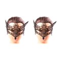 thumbnail image 3 of sweethay Fundas de gargantilla de vampiro, pieza facial de diseño ahuecado de moda Retro para Cosplay para Festival, costumbres exóticas para Type2 NO2, 3 of 6