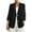 Black, variant on Women's Casual Jacket Lightweight Button Down Business Work Coat Stretch Long Sleeve Jackets for Women with Pockets S-2XL