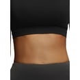 thumbnail image 6 of PISONIC Women's Sports Bra with Six String Back, Medium Support, Crew Neck, Non-Removable Padding, Knit Fabric, Casual Wear, Medium Stretch, for Exercise, Training, Running, Yoga, Crop Vest, 6 of 11