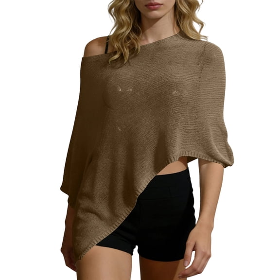 Yievot Womens Sheer Shrugs Summer Lightweight Knit Crochet Shrug Mesh Cover Up