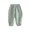 Green, variant on Boys Plaid Pants Lightweight Linen Blend Trousers Elastic Ankles Toddler Kids Outdoor Play Clothes