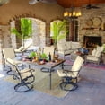 thumbnail image 6 of ARDEN 4-Pack Outdoor Patio Dining Chair Cushion, 20x44, Rain-Proof Seat Pad, Fade-Resistant Outdoor Cushion Tan Leala, 6 of 13