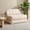 Beige, variant on Folding Sofa Bed, Convertible Sleeper Chair with Pillow Foldable Mattress with Back Support Beige