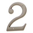 thumbnail image 1 of Baldwin 90672150 CD House Number 2, Satin Nickel, 1 of 1