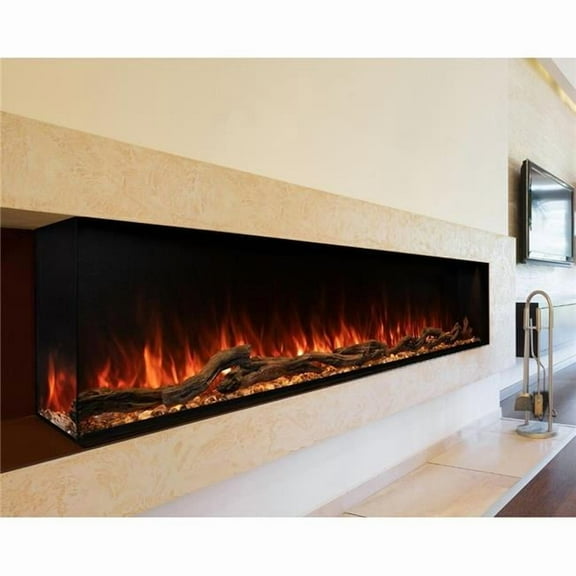 Modern Flames LPM-8016V2 80 in. Landscape Pro Multi Linear Multi-Sided Fireplace, Electric