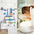 thumbnail image 7 of Yayeee 100% Cotton Hand Towels for Bathroom 16" x 28" Soft Absorbent Kitchen Towel, Colorful Sailboats, 7 of 7