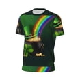 thumbnail image 6 of Wukai St. Patrick's Day4 Print Men's Short-Sleeved Mesh T-Shirt,Quick-Dry Short Sleeve Workout T-Shirt-XX-Large, 6 of 8
